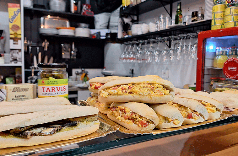 Bocadillo casero